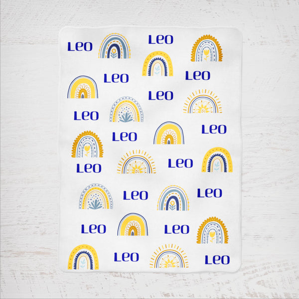 Rainbows - Blue and Mustard