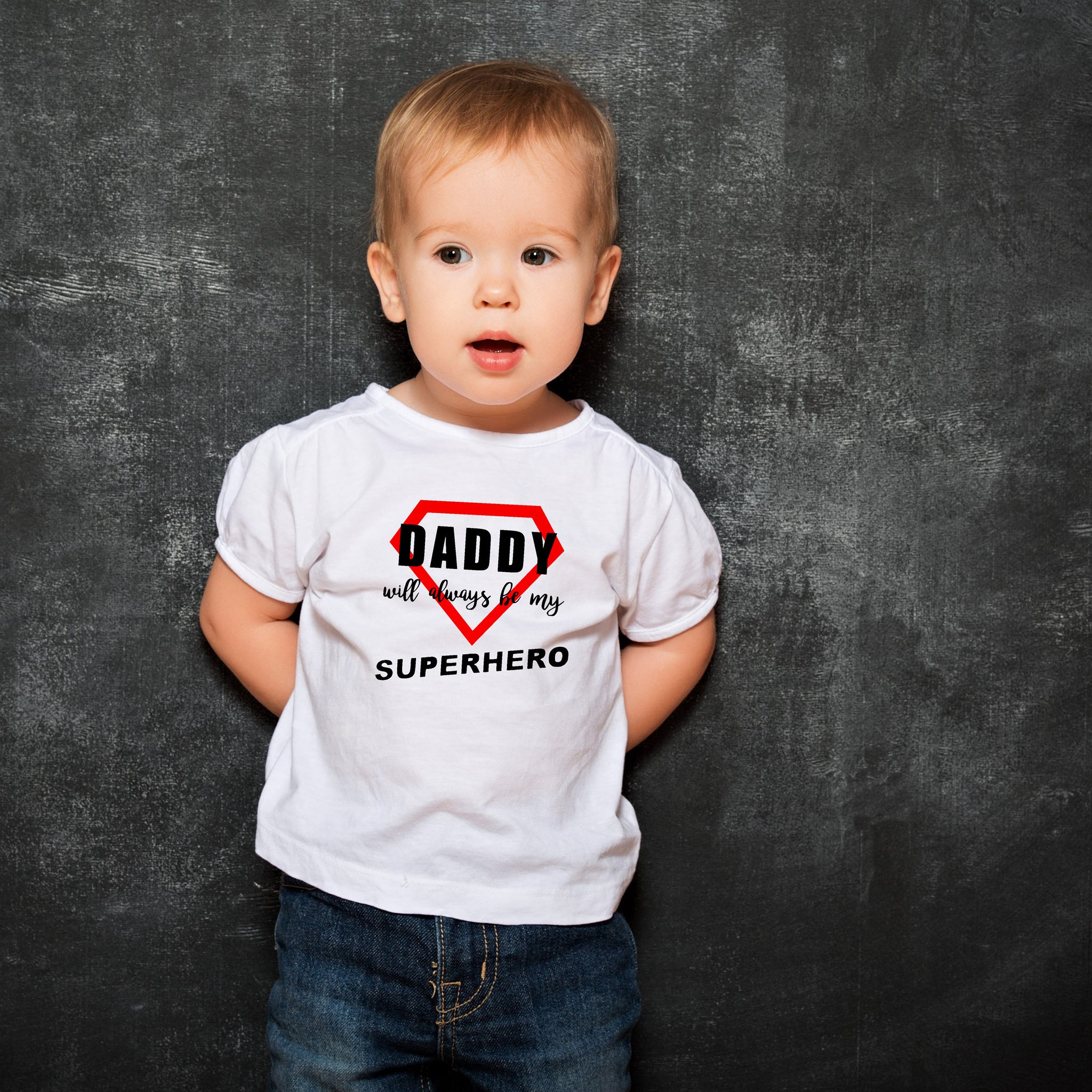 Daddy Is My Superhero (t-shirt/bodysuit)