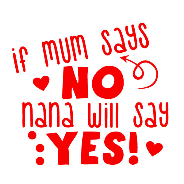 If Mum Says No... (t-shirt/bodysuit)