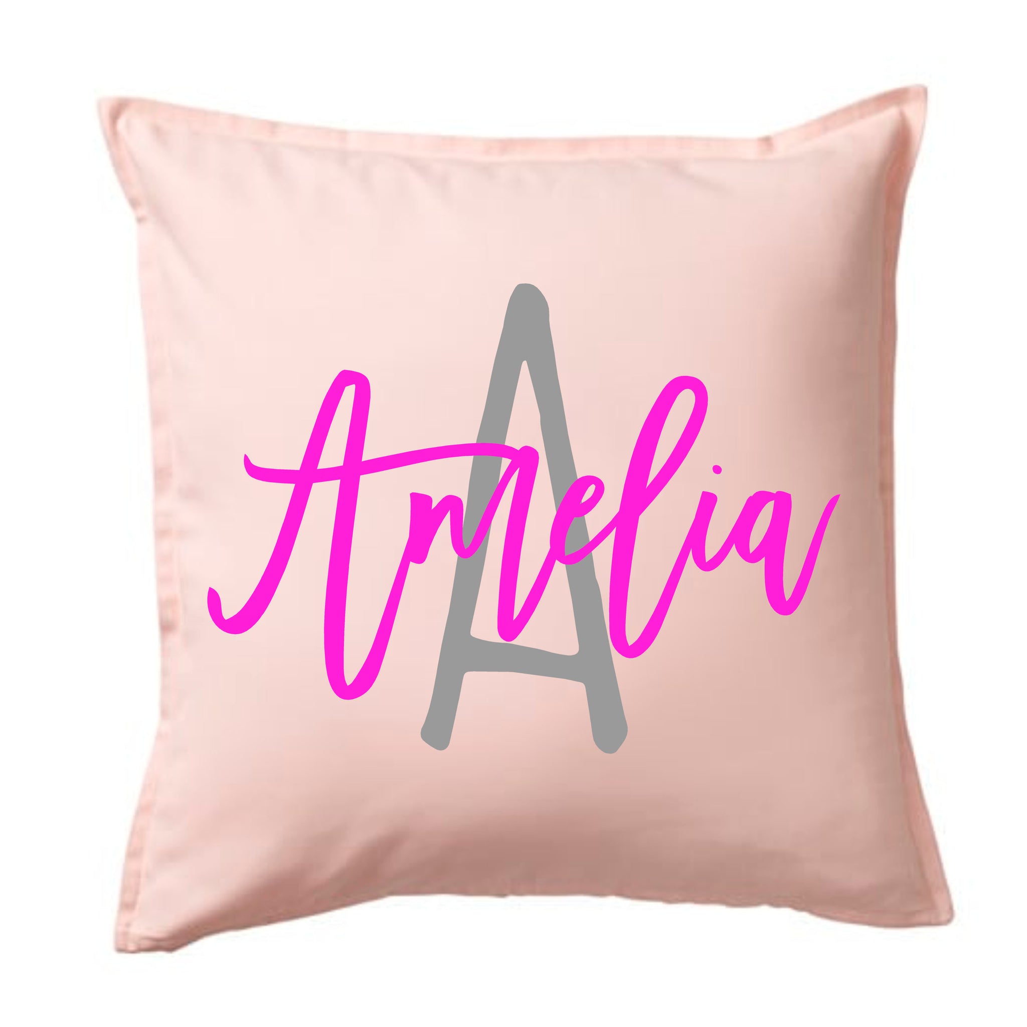 Script and Initial Name - Personalised Cushion