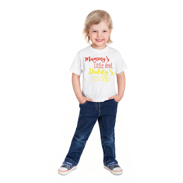 Mummy's Devil, Daddy's Angel (t-shirt/bodysuit)